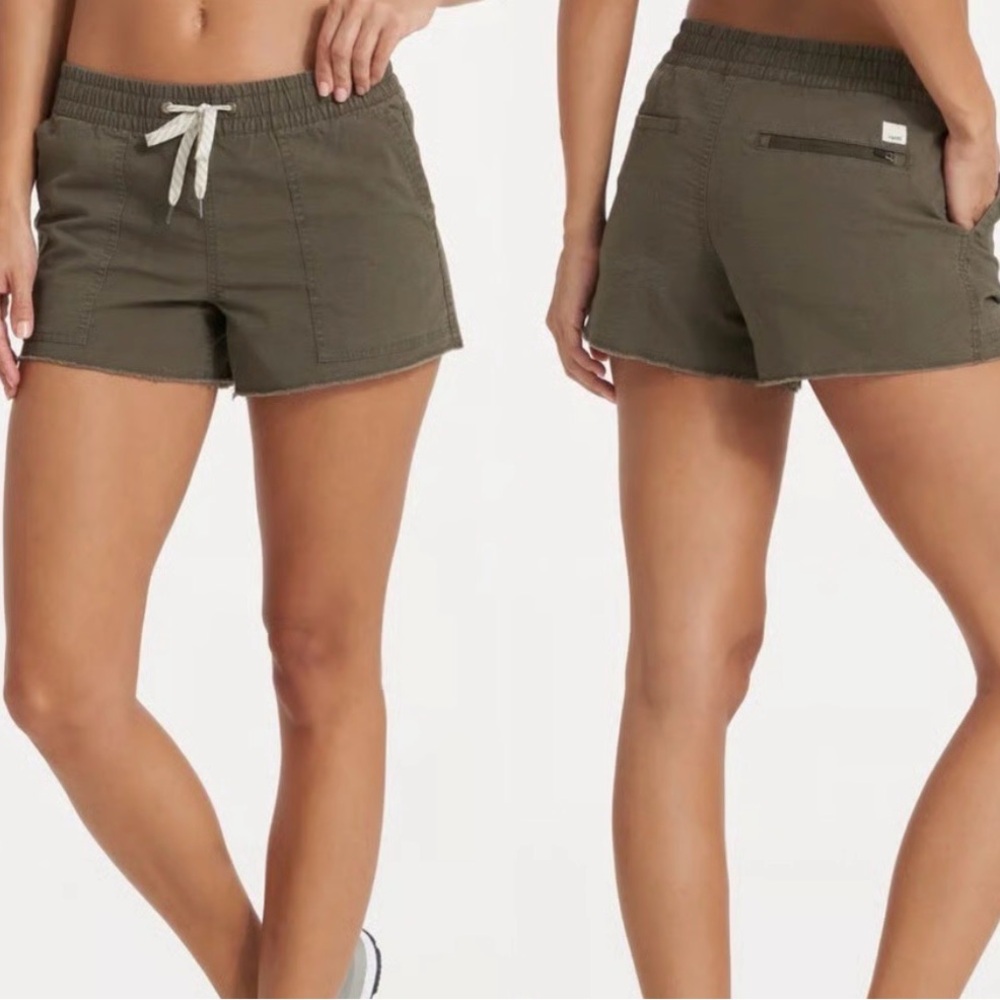 Vuori Women’s Vintage Ripstop Shorts In Oregano Green
